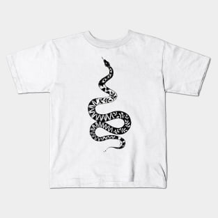 Abstract snake / serpent Kids T-Shirt